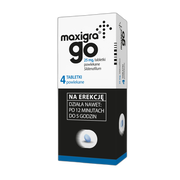 Maxigra Go, 25 mg, tabletki powlekane, 4 szt.