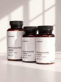 Sundose Berberyna HCl Forte, kapsułki twarde, 90 szt.