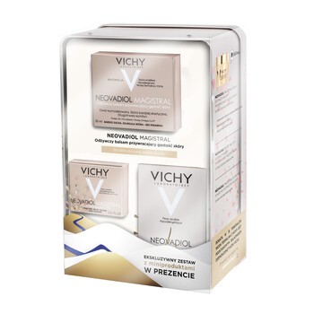 Zestaw Promocyjny Vichy Neovadiol Magistral, balsam odżywczy, 50 ml + balsam odżywczy, 15 ml + koncentrat, 3 ml