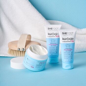 Bielenda SheFoot, kuracja z mocznikiem 20%, regenerująco-kojąca witaminowa maść-preparat na pękające pięty, 80 g