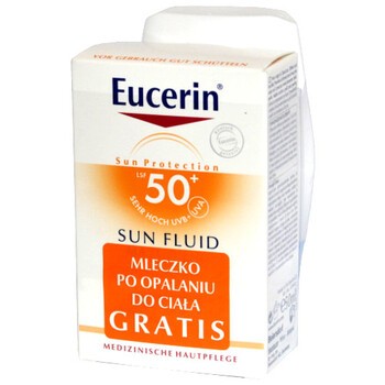 Zestaw Promocyjny Eucerin Ochrona Przeciw Słoneczna, krem matujący do twarzy + mleczko do ciała GRATIS