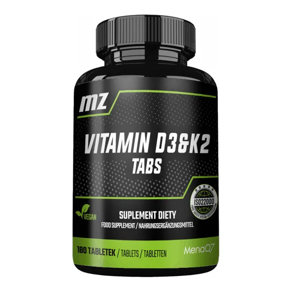 Witamina D3 50 µg + K2 50 µg 180 tabletek [MZ] - MZ