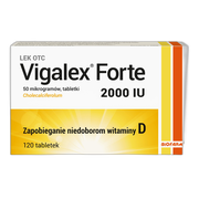 Vigalex Forte, 2000 IU, tabletki, 120 szt.