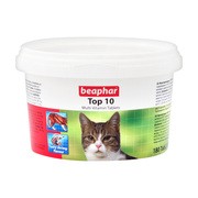 alt Beaphar Top 10 Cat, tabletki multiwitaminowe z tauryną dla kotów, tabletki, 180 szt.