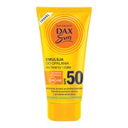 Dax Sun Travel, emulsja do opalania do twarzy i ciała SPF 50, 50 ml https://azcdn.doz.pl/image/d/product/5b022e7a-scale-180x180.png