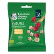 Gerber Organic, chrupki ryżowo-pszenne, banan, malina, 8 m+, 7 g