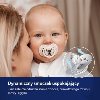 Lovi Wild Soul, smoczek silikonowy dynamiczny, 3-6 m, boy, 2 szt.