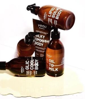 Veoli Botanica Oil To Milk, olejek myjący z ekstraktem z imbiru i witaminą E, 290 ml