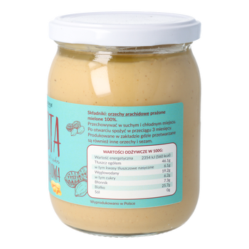 KruKam Pasta Orzechowa, 100%, 500 g