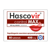 Hascovir Control MAX, 400 mg, tabletka, 60 szt.