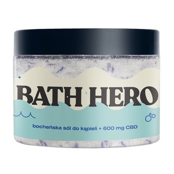 Hagi Juice Bath Hero, bocheńska sól do kąpieli + 600 mg CBD, 600 g