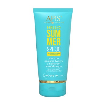 Apis Hello Summer, krem do opalania twarzy z nektarem komórkowym SPF 30, 50 ml