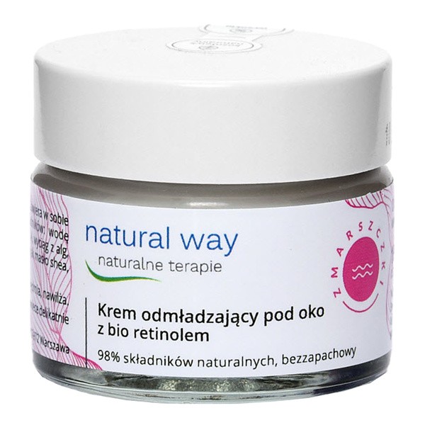 Natural Way Natural Way, Creme verjüngend für die Augenpartie z bio Retinol, 15 ml — Inhaltsstoffe und Bewertung