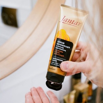 Farmona Jantar, serum regenerujące z esencją bursztynową do włosów bardzo zniszczonych, 100 ml