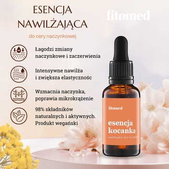 Fitomed, esencja nawilżająca do cery naczynkowej, Kocanka, 30 g