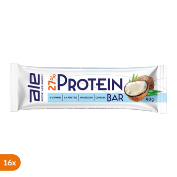 Zestaw ALE Ale Live Energy, 27% Protein Bar, batony proteinowe,16 szt.