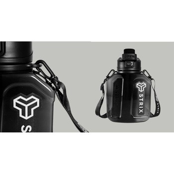 GymBeam, butelka Lunar Hydrator 1500 ml Strix, czarna, 1 szt.