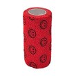 StokBan bandaż elastyczny, samoprzylepny, 4,5 m x 10 cm, czerwony w emotikony, 1 szt.