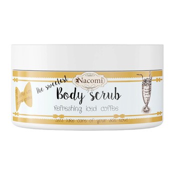 Nacomi, peeling do ciała, odświeżająca, mrożona kawa, 125 g