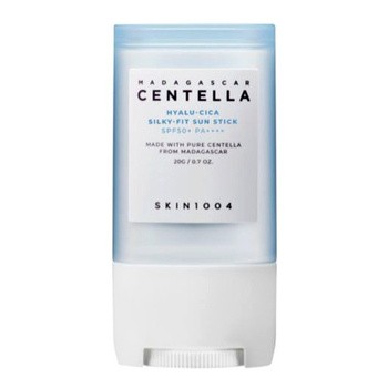 Skin1004 Madagascar Centella HYALU-CICA Silky-Fit Sun Stick, filtr przeciwsłoneczny w sztyfcie SPF 50+ PA++++, 20 g
