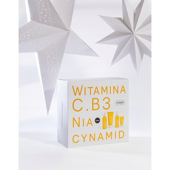 Zestaw Ziaja Witamina C i B3, krem na przebudzenie, 50 ml + tonik, 190 ml + żel do mycia, 190 ml + balsam do ciała, 200 ml