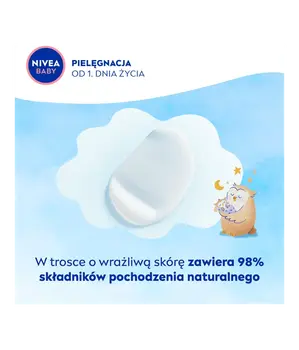 Nivea Baby, mleczko nawilżające na dobranoc, 200 ml