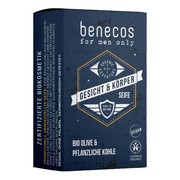 Benecos For Men Only, naturalne mydło do twarzy i ciała w kostce dla mężczyzn, 75 g https://azcdn.doz.pl/image/d/product/f79412f3-scale-180x180.png