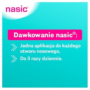 Nasic, (0,1mg+5mg)/dawkę, aerozol do nosa, 10 ml