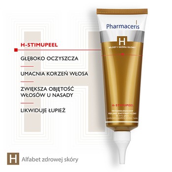 Pharmaceris H Stimupeel, trychologiczny peeling enzymatyczny do skóry głowy, 125 ml