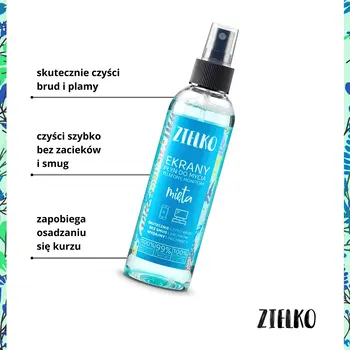 Zielko, Płyn do mycia ekranów, mięta, 200 ml