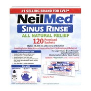 Sinus Rinse, zestaw do płukania zatok i nosa dla dorosłych, uzupełnienie, 120 saszetek