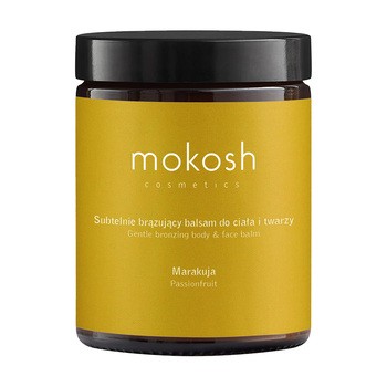 Mokosh, subtelnie brązujący balsam do ciała i twarzy, marakuja, 180 ml