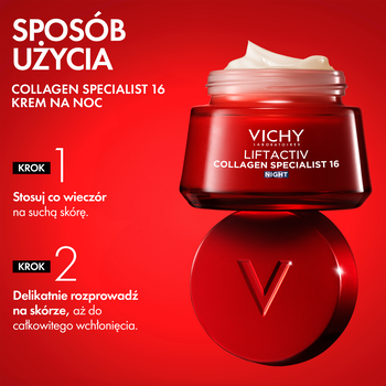 Vichy Liftactiv Collagen Specialist 16, krem na noc, 50 ml