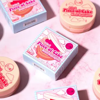 J.Cat Beauty 2 in 1 Piece of Cake Blush + Highlighter, róż i rozświetlacz 2 w 1 105 One in a melon, 12,1 g