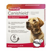 Beaphar Canishield, obroża lecznicza dla dużych psów, 1,04 g deltametryna, L, 65 cm, 1 szt. https://azcdn.doz.pl/image/d/product/d60a2cdd-scale-180x180.png