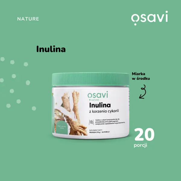 Инулин Osavi Nature из корня цикория, для кишечника, порошок, 270 г — фото 5
