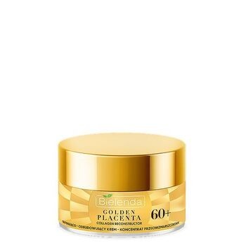 Bielenda Golden Placenta Collagen Reconstructor, napinająco-odbudowujący krem-koncentrat przeciwzmarszczkowy 60+, 50 ml