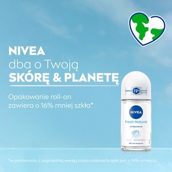 Nivea Fresh Natural, antyperspirant damski w kulce, 50 ml