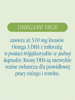 OmegaMe Vege, kapsułki miękkie, 60 szt.
