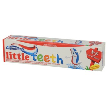 Aquafresh, pasta do zębów, Little Teeth, 3-5 lat, 50 ml