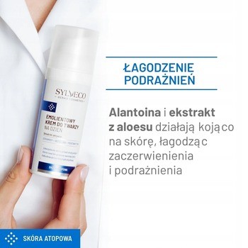 Sylveco Dermo Skóra atopowa, emolientowy krem do twarzy na dzień, 50 ml