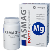 Asmag forte, 500 mg (34 mg Mg2+), tabletki, 50 szt.