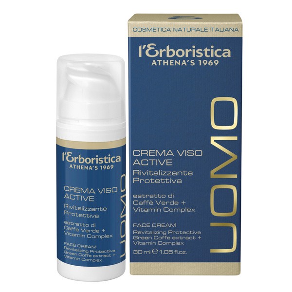 L'Erboristica L'Erboristica Uomo Active, krem rewitalizująco-ochronny do twarzy dla mężczyzn, 30 ml — Składniki i ocena