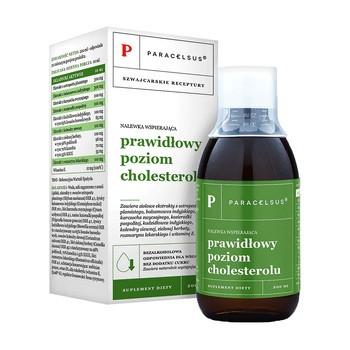 Paracelsus, Nalewka Prawidłowy Poziom Cholesterolu, płyn, 200 ml