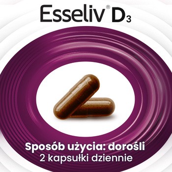 Esseliv D3, kapsułki, 50 szt.