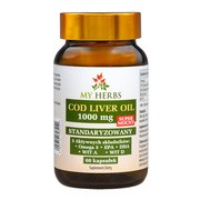 Bio Herbs Cod Liver Oil, kapsułki, 60 szt.