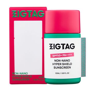 Zigtag Non-Nano Hyper Shield Sunscreen, krem przeciwsłoneczny SPF50+ PA++++, 50 ml