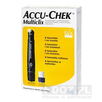 Accu-Chek Multiclix, nakłuwacz + 12 lancetów