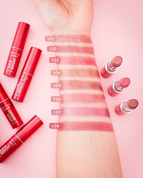 Golden Rose Mood Sheer Bright Lipstick, połyskująca pomadka do ust, 108, 3,3 g