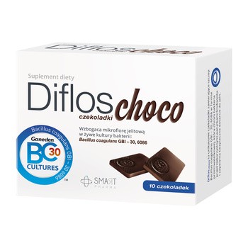 Diflos choco, czekoladki, 10 szt.